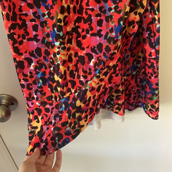 Multi Colored Leopard Print Dress - Picture 3 of 5